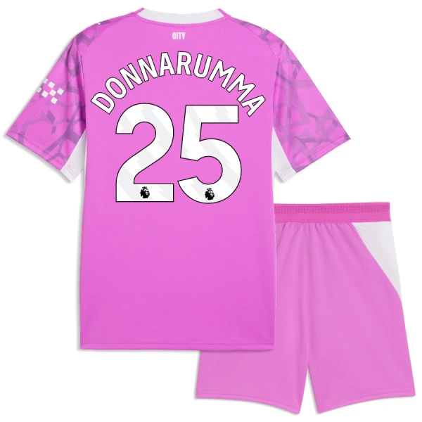 Manchester City Gianluigi Donnarumma 25 Bortetrøye Målvakt Barn 2026/2027 Rosa Manchester City Gianluigi Donnarumma 25 Bortetrøye Målvakt Barn 2026/2027 Rosa