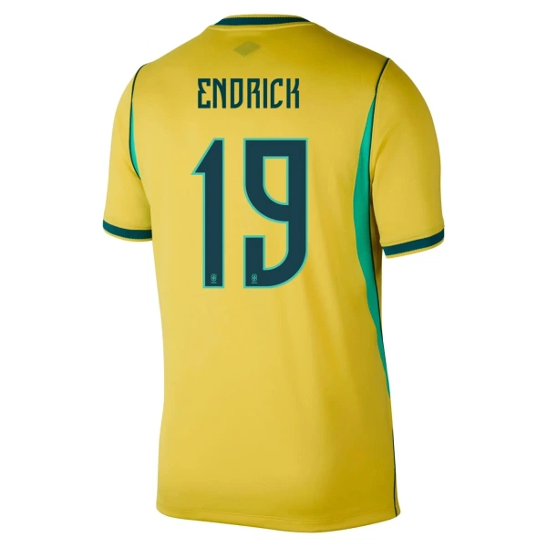 Brasil Endrick 19 Hjemmetrøye VM 2026