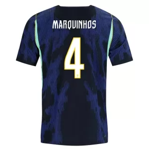 Brasil Marquinhos 4 Bortetrøye VM 2026