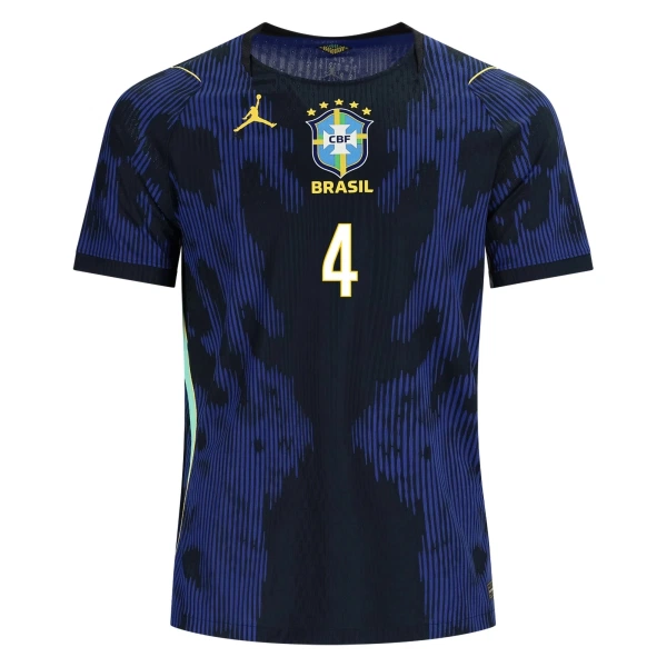 Brasil Marquinhos 4 Bortetrøye VM 2026