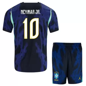 Brasil Neymar JR 10 Bortetrøye Barn VM 2026