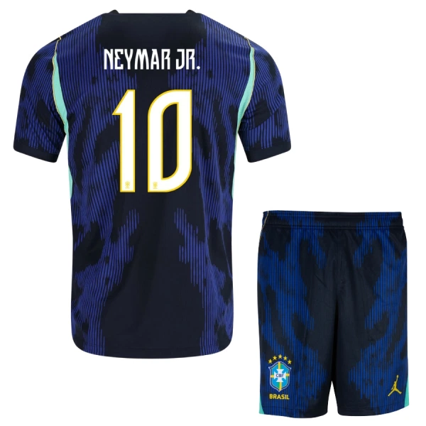 Brasil Neymar JR 10 Bortetrøye Barn VM 2026