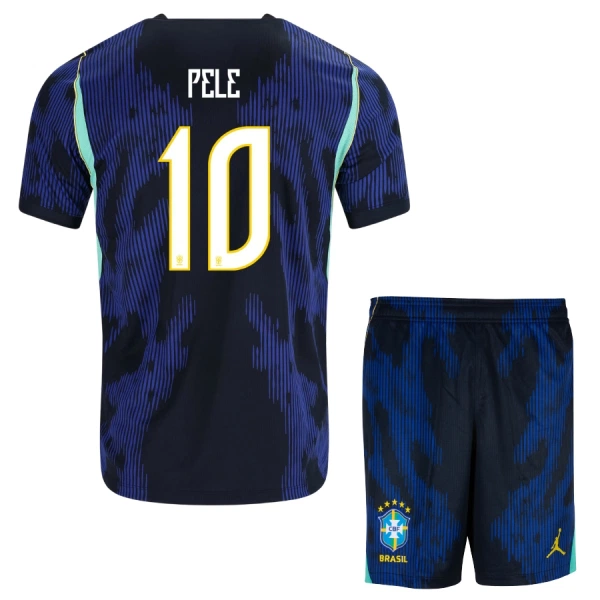 Brasil Pele 10 Bortetrøye Barn VM 2026