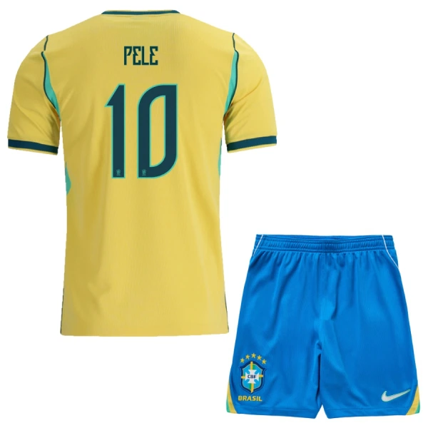 Brasil Pele 10 Hjemmetrøye Barn VM 2026