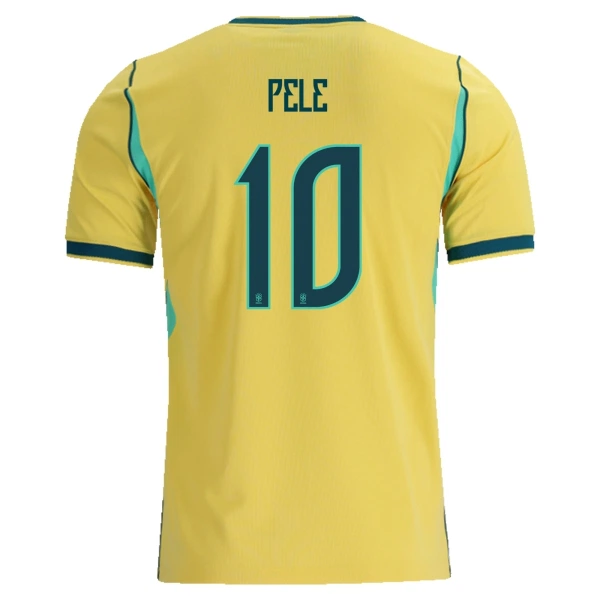 Brasil Pele 10 Hjemmetrøye VM 2026 Brasil Pele 10 Hjemmetrøye VM 2026