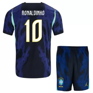 Brasil Ronaldinho 10 Bortetrøye Barn VM 2026
