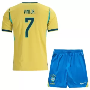Brasil Vinicius Junior 7 Hjemmetrøye Barn VM 2026
