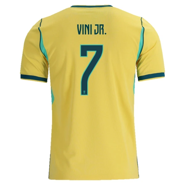 Brasil Vinicius Junior 7 Hjemmetrøye Barn VM 2026