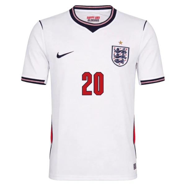 England Palmer 20 Hjemmetrøye VM 2026