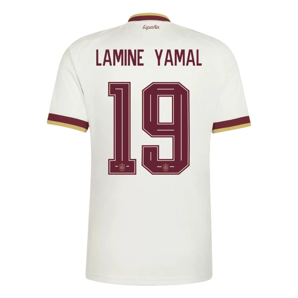 Spania 2 Stars Lamine Yamal 19 Bortetrøye Barn VM 2026