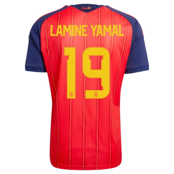 Spania 2 Stars Lamine Yamal 19 Hjemmetrøye Barn VM 2026