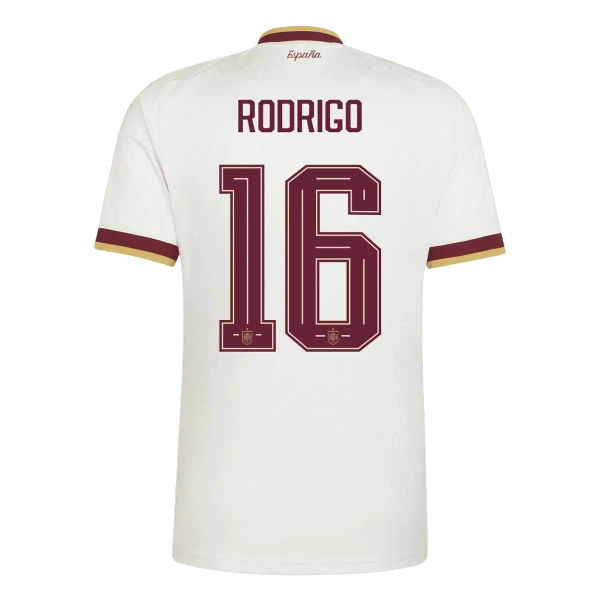 Spania 2 Stars Rodrigo Hernández 16 Bortetrøye Barn VM 2026