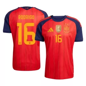 Spania 2 Stars Rodrigo Hernández 16 Hjemmetrøye VM 2026