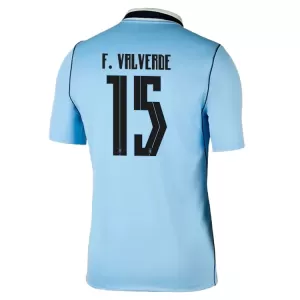 Uruguay Federico Valverde 15 Hjemmetrøye VM 2026