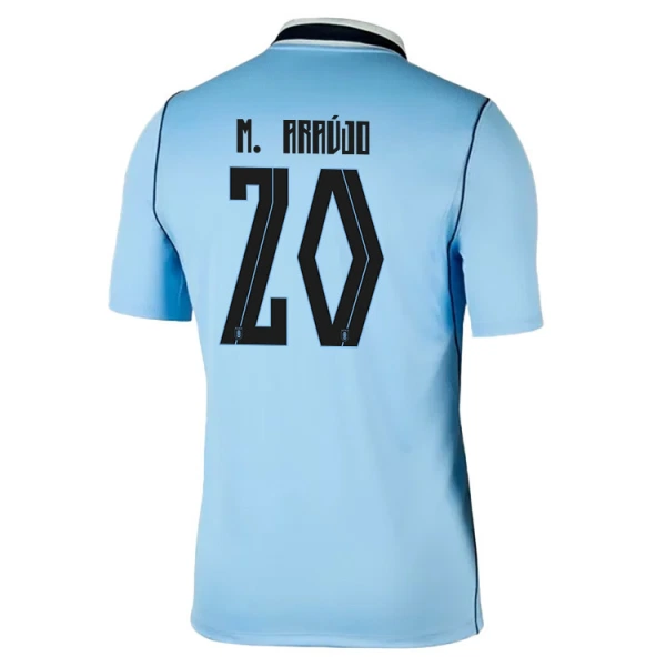 Uruguay Maximiliano Araujo 20 Hjemmetrøye VM 2026 Uruguay Maximiliano Araujo 20 Hjemmetrøye VM 2026