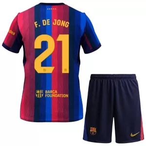 FC Barcelona Frenkie de Jong 21 Hjemmetrøye Barn 2026/2027