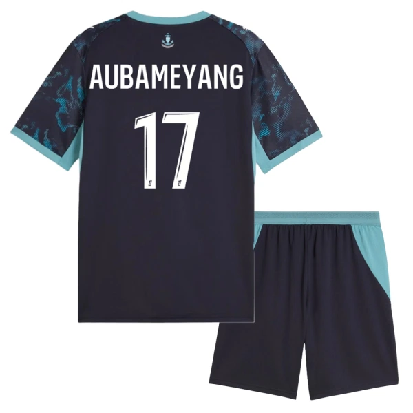 Olympique de Marseille Aubameyang 17 Bortetrøye Barn 2026/2027 Olympique de Marseille Aubameyang 17 Bortetrøye Barn 2026/2027