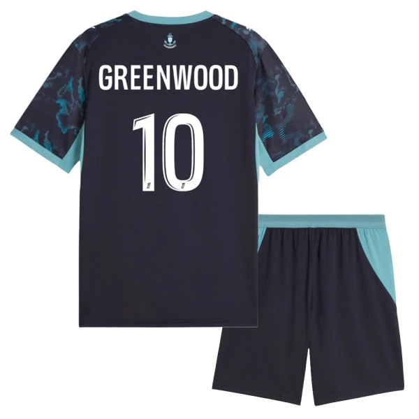 Olympique de Marseille Greenwood 10 Bortetrøye Barn 2026/2027 Olympique de Marseille Greenwood 10 Bortetrøye Barn 2026/2027