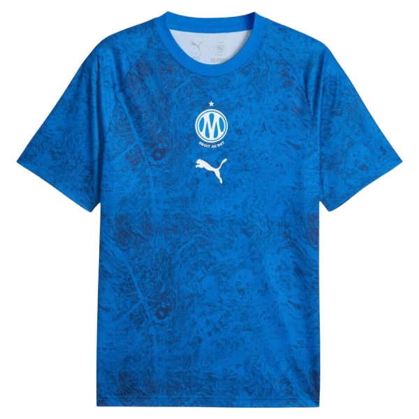 Olympique de Marseille Pre-Match Trøye 2026/2027 Blå Olympique de Marseille Pre-Match Trøye 2026/2027 Blå