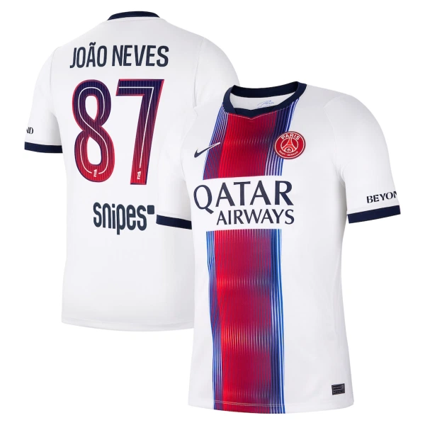 Paris Saint-Germain Joao Neves 87 Bortetrøye 2026/2027