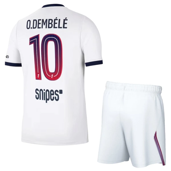 Paris Saint-Germain Ousmane Dembélé 10 Bortetrøye Barn 2026/2027 Paris Saint-Germain Ousmane Dembélé 10 Bortetrøye Barn 2026/2027