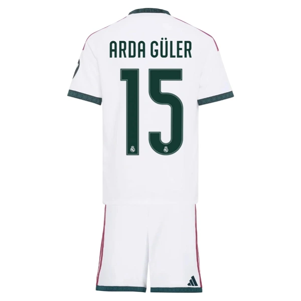 Real Madrid Arda Guler 15 Hjemmetrøye Barn 2026/2027 Real Madrid Arda Guler 15 Hjemmetrøye Barn 2026/2027