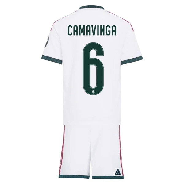 Real Madrid Eduardo Camavinga 6 Hjemmetrøye Barn 2026/2027 Real Madrid Eduardo Camavinga 6 Hjemmetrøye Barn 2026/2027