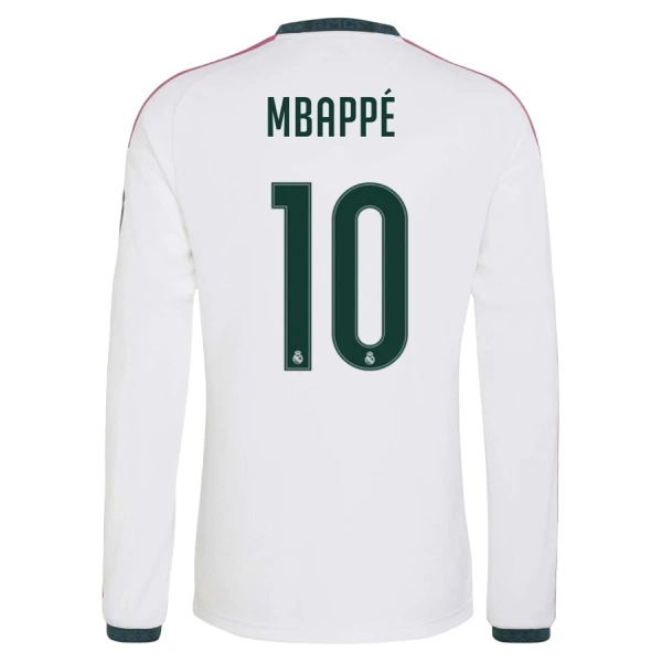 Real Madrid Kylian Mbappé 10 Hjemmetrøye 2026/2027 Langermet