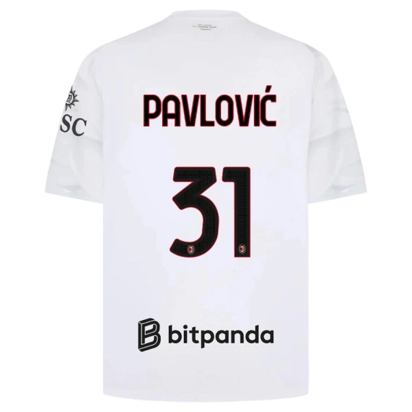 AC Milan Pavlovic 31 Bortetrøye 2026/2027 AC Milan Pavlovic 31 Bortetrøye 2026/2027