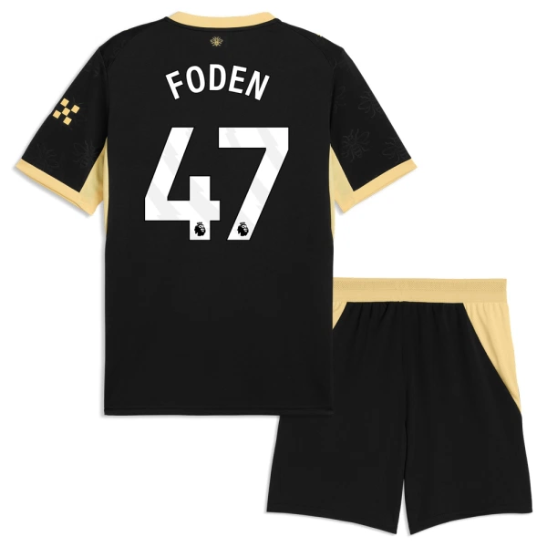 Manchester City Phil Foden 47 Bortetrøye Barn 2026/2027 Manchester City Phil Foden 47 Bortetrøye Barn 2026/2027