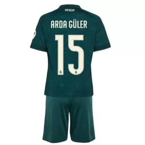 Real Madrid Arda Guler 15 Bortetrøye Barn 2026/2027