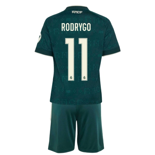 Real Madrid Rodrygo Goes 11 Bortetrøye Barn 2026/2027 Real Madrid Rodrygo Goes 11 Bortetrøye Barn 2026/2027