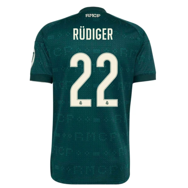 Real Madrid Rudiger 22 Bortetrøye 2026/2027 Real Madrid Rudiger 22 Bortetrøye 2026/2027