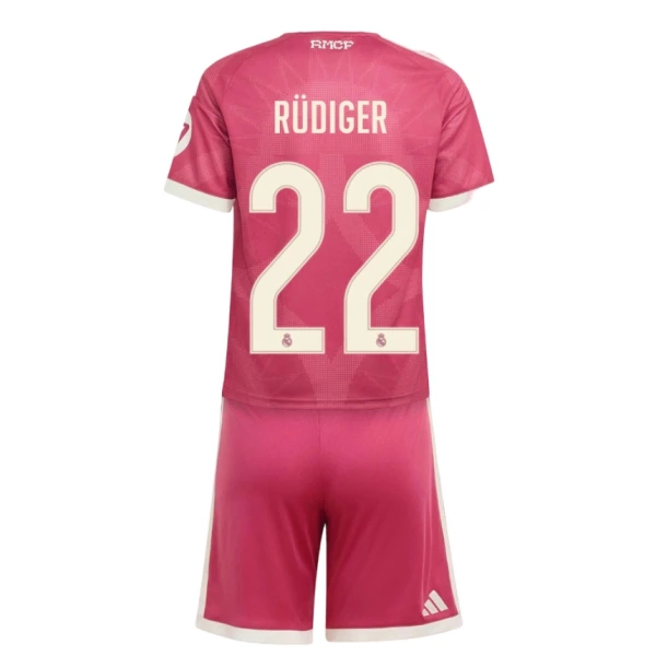 Real Madrid Rudiger 22 Tredjetrøye Barn 2026/2027 Real Madrid Rudiger 22 Tredjetrøye Barn 2026/2027