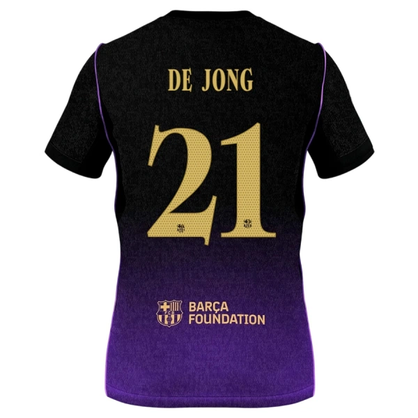 FC Barcelona Frenkie de Jong 21 Bortetrøye Barn 2026/2027