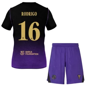FC Barcelona Rodrigo Hernández 16 Bortetrøye Barn 2026/2027