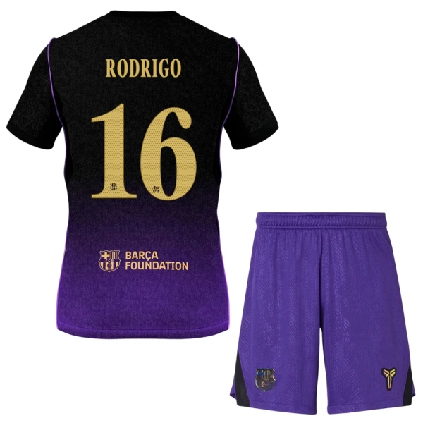 FC Barcelona Rodrigo Hernández 16 Bortetrøye Barn 2026/2027