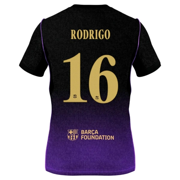 FC Barcelona Rodrigo Hernández 16 Bortetrøye Barn 2026/2027