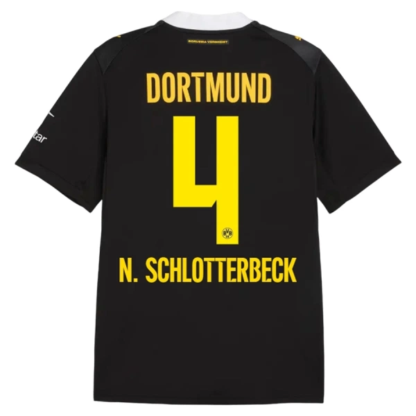 Borussia Dortmund N. Schlotterbeck 4 Bortetrøye 2026/2027 Borussia Dortmund N. Schlotterbeck 4 Bortetrøye 2026/2027