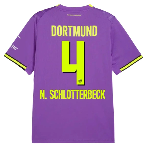 Borussia Dortmund N. Schlotterbeck 4 Tredjetrøye 2026/2027