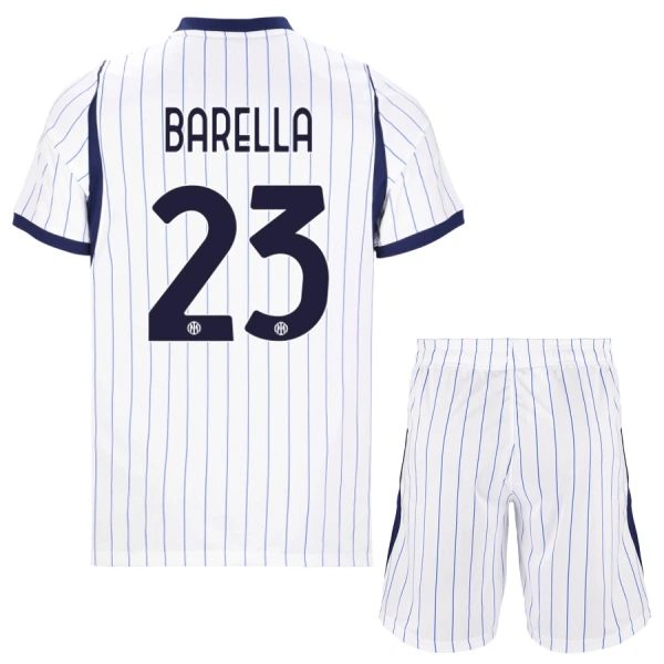 Inter Milan Barella 23 Bortetrøye Barn 2026/2027 Inter Milan Barella 23 Bortetrøye Barn 2026/2027