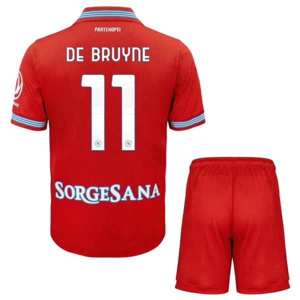 SSC Napoli Kevin De Bruyne 11 Tredjetrøye Barn 2026/2027 SSC Napoli Kevin De Bruyne 11 Tredjetrøye Barn 2026/2027
