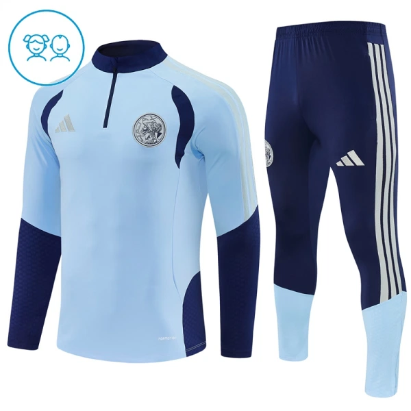 Ajax Amsterdam Trenings Collegegenser Set Barn 2026/2027 Blå Ajax Amsterdam Trenings Collegegenser Set Barn 2026/2027 Blå