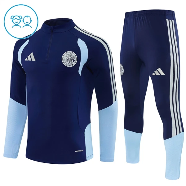 Ajax Amsterdam Trenings Collegegenser Set Barn 2026/2027 Blå Ajax Amsterdam Trenings Collegegenser Set Barn 2026/2027 Blå