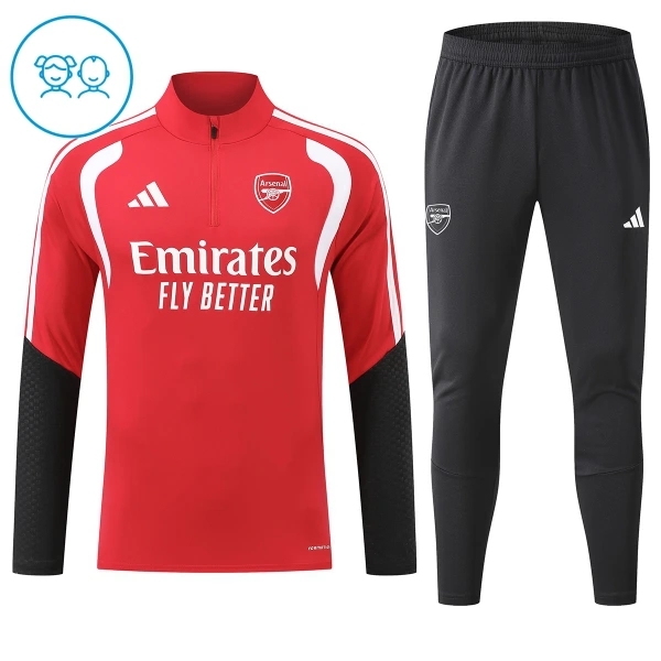 Arsenal Trenings Collegegenser Set Barn 2026/2027 Rød