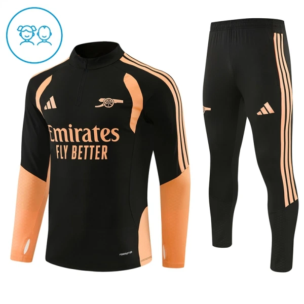 Arsenal Trenings Collegegenser Set Barn 2026/2027 Svart Arsenal Trenings Collegegenser Set Barn 2026/2027 Svart