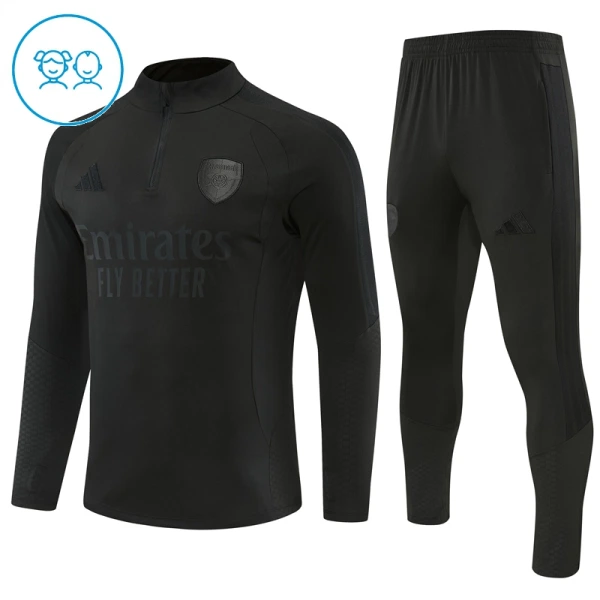 Arsenal Trenings Collegegenser Set Barn 2026/2027 Svart Arsenal Trenings Collegegenser Set Barn 2026/2027 Svart