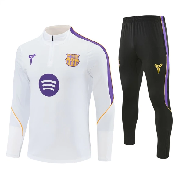 Barcelona Trenings Collegegenser Set 2026/2027 Hvit Barcelona Trenings Collegegenser Set 2026/2027 Hvit