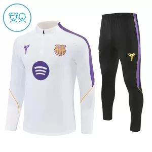 Barcelona Trenings Collegegenser Set Barn 2026/2027 Hvit