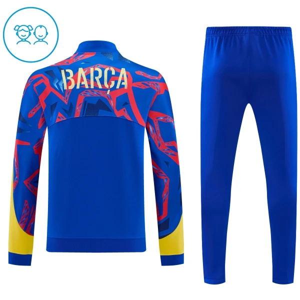 Barcelona Treningsjakkedresser Barn 2026/2027 Blå